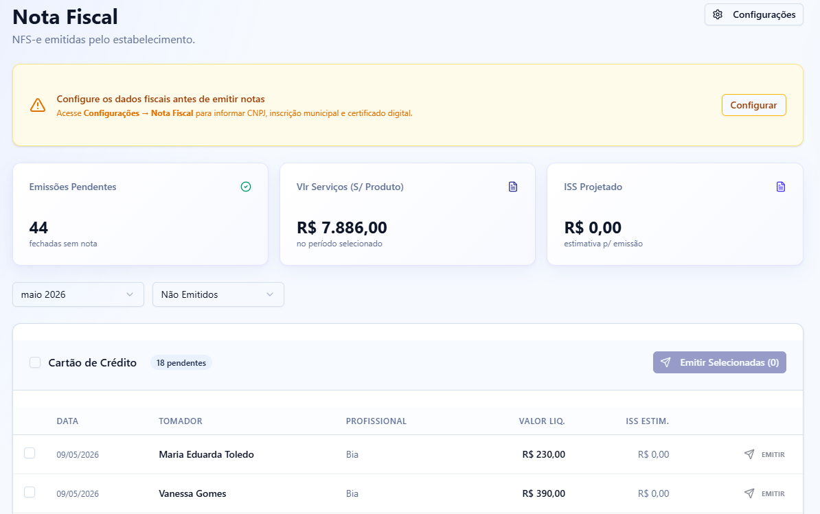 TaBeleza Dashboard Mockup 3